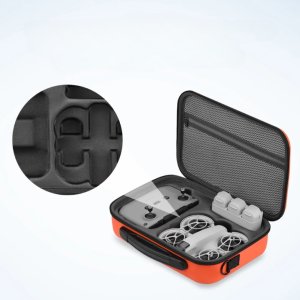 BRDRC PRZENOŚNA TORBA ETUI CASE FUTERAŁ OCHRONNY NA RAMIĘ NA DRONA I AKCESORIA DO DJI NEO (POMARAŃCZOWA) 10