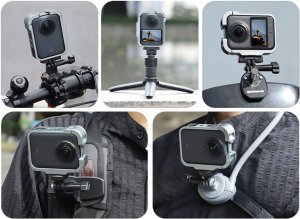 ALUMINIOWA OBUDOWA RAMA KLATKA WIELOFUNKCYJNA OCHRONNA DO KAMERY DJI OSMO 360 12