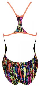 Aqua-Sport Strój kąpielowy SINGLE CORES Krople MULTI KOLOR 0004102 Rozmiar M 2