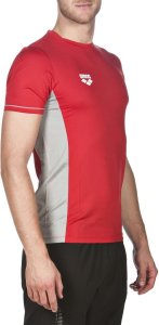 Arena KOSZULKA T-SHIRT TECHNICZNY UNISEX TL TECH S/S TEE RED 1D344/40 XXL 3