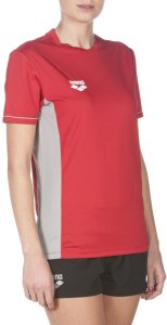 Arena KOSZULKA T-SHIRT TECHNICZNY UNISEX TL TECH S/S TEE RED 1D344/40 XXL 4