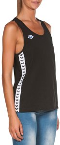 Arena KOSZULKA WOMAN TANK TOP TEAM ICONS BLACK-WHITE-BLACK ROZMIAR XS 001782501 8