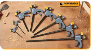 Powermat ŚCISK STOLARSKI ZACISK DŹWIGNIOWY 450x60 MM SZYBKOZACISKOWY AUTOMATYCZNY 4
