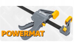 Powermat ŚCISK STOLARSKI ZACISK DŹWIGNIOWY 450x60 MM SZYBKOZACISKOWY AUTOMATYCZNY 9