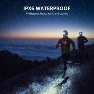 Lepro Head Torch Rechargeable (2 Pack) - wodoszczelne lampki czołowe LED USB-C IPX6 (2 pack) 2
