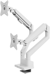 Arozzi Arozzi Alzare Neo Duo - Gas Spring Monitor Arm - White 2