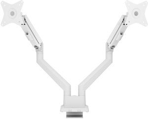 Arozzi Arozzi Alzare Neo Duo - Gas Spring Monitor Arm - White 3