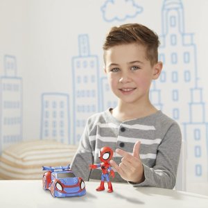 Zestaw HASBRO: Figurka SPIDEY SPIDERMAN + pojazd Web-Crawler Ruchome elementy 4