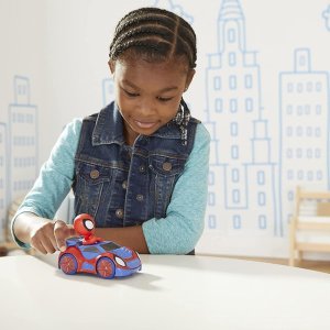 Zestaw HASBRO: Figurka SPIDEY SPIDERMAN + pojazd Web-Crawler Ruchome elementy 6