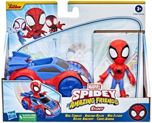 Zestaw HASBRO: Figurka SPIDEY SPIDERMAN + pojazd Web-Crawler Ruchome elementy 10