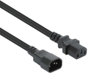 Kabel zasilający Manhattan kabel zasilające czarny 5 m C13 panel C14 panel 2