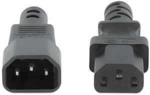 Kabel zasilający Manhattan kabel zasilające czarny 5 m C13 panel C14 panel 3