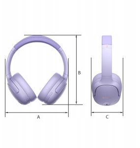 Słuchawki Manta HDP1001PU RYTMO ELEGANCE Słuchawki nauszne purpurowe 9