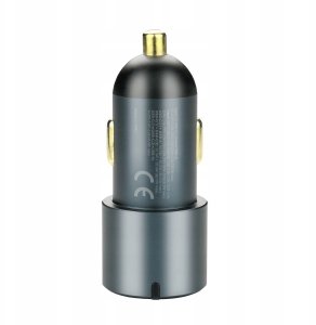 Ładowarka samochodowa 1 x USB QC3.0, 2x USB-C PD 60W czarna 5