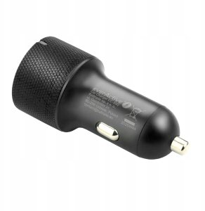 Ładowarka samochodowa 1x USB QC3.0, 1 x USB-C PD 75W czarna 4