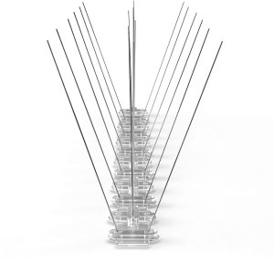 Kolce na Ptaki Gołębie Kolce Przeciw Ptakom Gołębiom Nierdzewne Kolce do Odstraszania Ptaków Gołębi o Długości 500mm i Szerokości 140mm 2