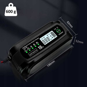 Zenwire Prostownik Ładowarka Akumulatorów Samochodowy z Funkcją Naprawy 12V 24V 10A JMD-10 9