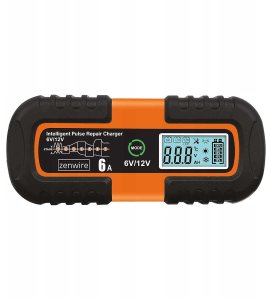 Zenwire Ładowarka Prostownik Akumulatorowy Samochodowy z Funkcją Naprawy AGM 6V 12V JMD-6S 14