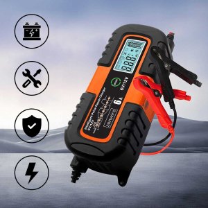 Zenwire Ładowarka Prostownik Akumulatorowy Samochodowy z Funkcją Naprawy AGM 6V 12V JMD-6S 5