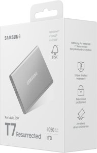 Dysk zewnętrzny SSD Samsung Portable SSD T7 Resurrected 1TB do 1.050 MB/s read+ 1.000 MB/s write Portable Solid State Drive 11