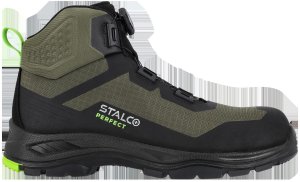 Lekki trzewik tkanina pokryta TPU zapięcie żyłka pokrętło siateczki mesh podnosek i wkładka antyprzebiciowa kompozyt podeszwa - khaki 42 3