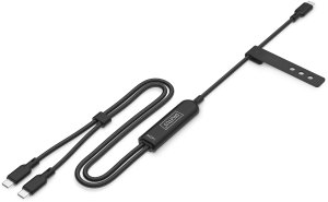 Kabel USB Digitus USB-C - 2x USB-C 1.8 m Czarny (AK-300170-018-S) 4