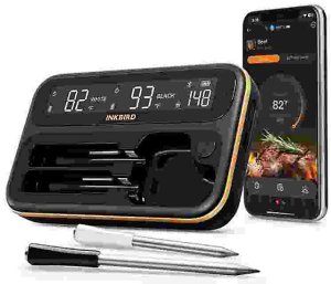 THERMOMETER WIRELESS 2 PROBES INT-12-BW 2