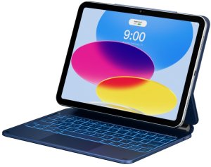 Etui Typecase Edge z klawiaturą do iPad  11" (A16) 2025 / iPad 10.9" 2022 błękitny pacyfik 3