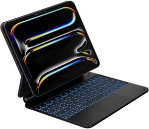 Etui Typecase Edge z klawiaturą do iPad  Air 11" 2024/2025 czarny 2