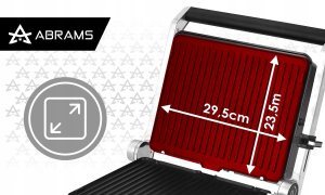 GRILL GOFROWNICA OPIEKACZ ELEKTRYCZNY 3W1 2200W REGULACJA CZASU I TEMP 15