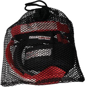 AQUA-SPORT POWERSTRECH DRYLAND SET RED RESISTANCE GUMA DO ĆWICZEŃ NA LĄD Z UCHWYTEM I PASKIEM NA KOSTKI AS32080 10