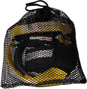 AQUA-SPORT POWERSTRECH DRYLAND SET YELLOW RESISTANCE GUMA DO ĆWICZEŃ NA LĄD Z UCHWYTEM I PASKIEM NA KOSTKI AS32080 10