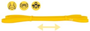 AQUA-SPORT POWERSTRECH SUPERBAND YELLOW 2080x4,5x6,4mm RESISTANCE 3-7kg AS2080 6