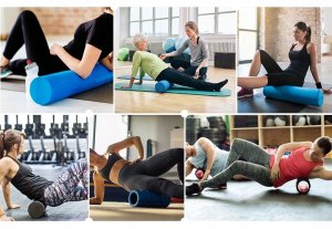 AQUA-SPORT POWERSTRECH EPP ROLLER WAŁEK BLUE AS00120 6