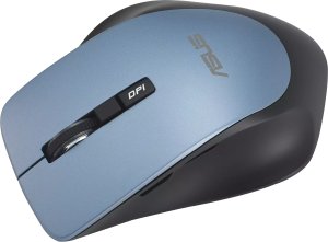 Mysz Asus Optyczna mysz bezprzewodowa z interfejsem USB szara niebieska WT425 90XB0280-BMU0Q0 4