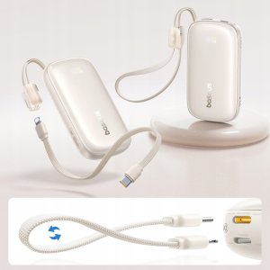 Powerbank Baseus EnerFill FC21 Qpow 3 Ultra 10000mAh Beżowy 5