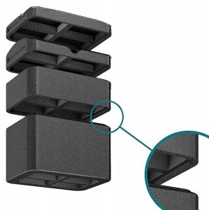 ZESTAW DO ROZCIĄGANIA PLECÓW BACK BODYGUARD BLACK AM1339 2