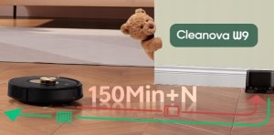 Robot sprzątający Vexilar W9 robot sprzątający z funkcją wycierania 5000Pa LiDAR 150min pracy 4