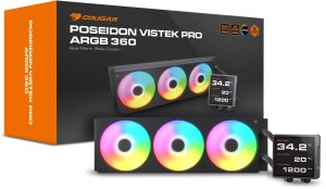 Chłodzenie wodne Cougar Chłodzenie wodne Poseidon Vistek Pro 360, ARGB 5