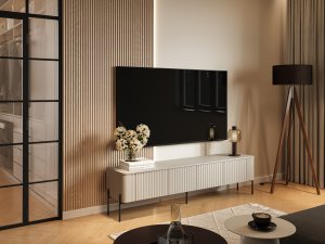 Szafka RTV VERA 190x40x50 kaszmir mat 5