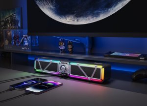 Głośniki komputerowe Divoom D-Base - black - Głośnik gamingowy 3