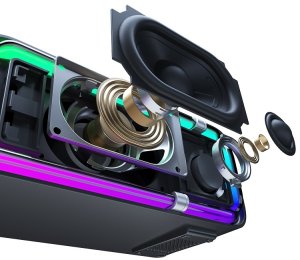 Głośniki komputerowe Divoom D-Base - black - Głośnik gamingowy 4