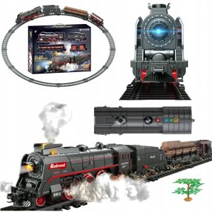 KOLEJKA ELEKTRYCZNA LOKOMOTYWA POCIĄG CIUCHCIA PARA TORY KOLEJOWE 601A 13