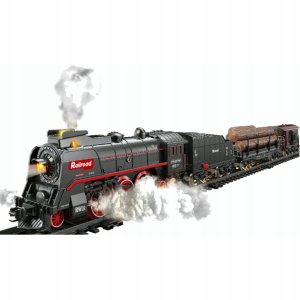 KOLEJKA ELEKTRYCZNA LOKOMOTYWA POCIĄG CIUCHCIA PARA TORY KOLEJOWE 601A 3