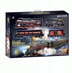 KOLEJKA ELEKTRYCZNA LOKOMOTYWA POCIĄG CIUCHCIA PARA TORY KOLEJOWE 601A 9