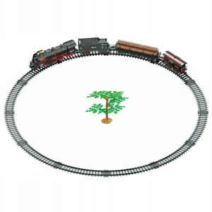 KOLEJKA ELEKTRYCZNA LOKOMOTYWA POCIĄG CIUCHCIA PARA TORY KOLEJOWE 601A 10