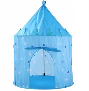 Namiot zamek pałac gwiazdki serduszka okrągły z podłogą dla dzieci 600-31 4