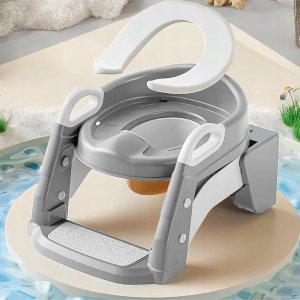 Nakładka sedes drabina siedzisko antypoślizgowa nocnik 2w1 jt-120 szary 3