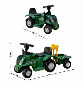 Jeżdzik traktor z przyczepą dla dzieci dźwięki Z220Z 2