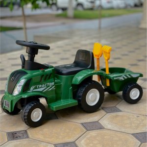 Jeżdzik traktor z przyczepą dla dzieci dźwięki Z220Z 8